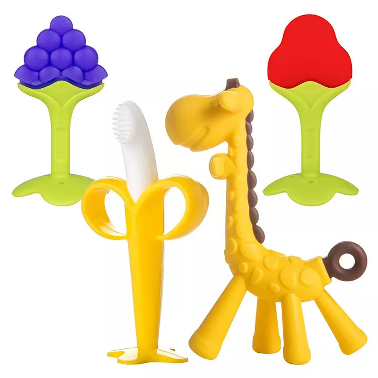 silicone baby teether